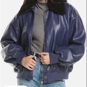 Weworewhat Blue flurry jacket